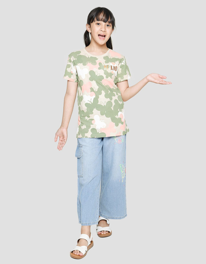 Aero Short Sleeve T-Shirt Full Print Camo Butterfly