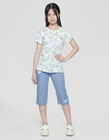 Aero Short Sleeve T-Shirt Print Cat Meow Star