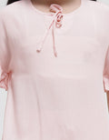 Little M Set Woven Krinkle Ruffle And Paperbag Short