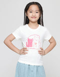 Little M 2 Cats Friends Forever Kaos Lengan Pendek Anak Perempuan