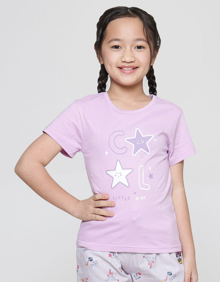 Little M Cool Stars Kaos Anak Perempuan