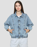 Nevada Jaket Denim Reguler Wanita