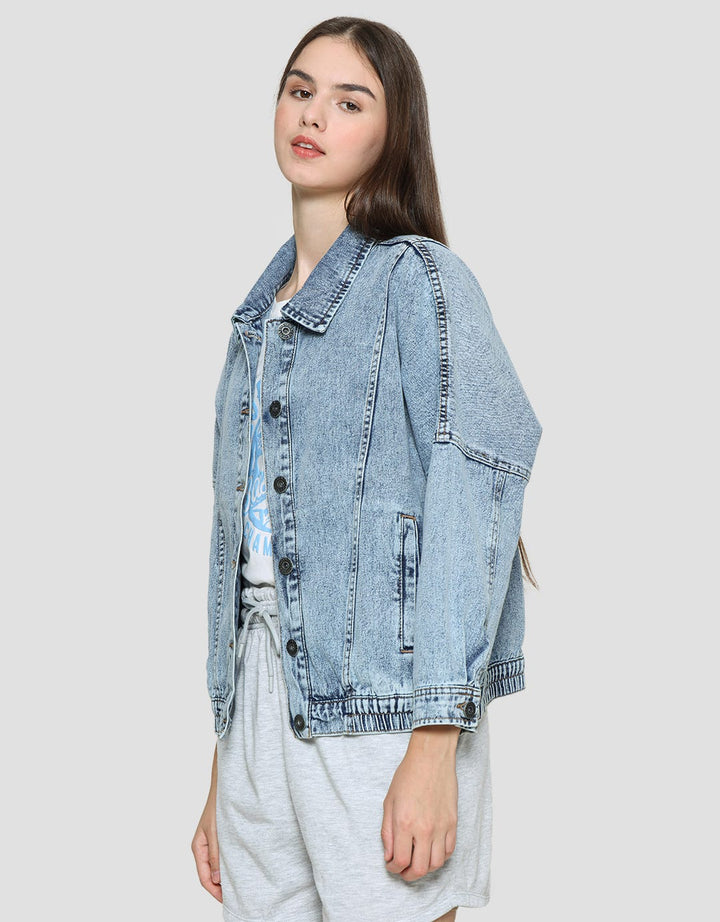 Nevada Jaket Denim Reguler Wanita