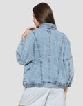 Nevada Jaket Denim Reguler Wanita