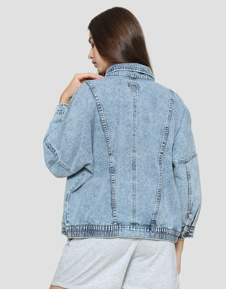 Nevada Jaket Denim Reguler Wanita