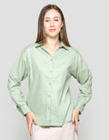 Nevada Long Sleeve Shirt Woven Top Reg Brushed Cotton Twill