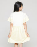 Nevada Short Sleeve Midi Dress Knit With Cute Chenille