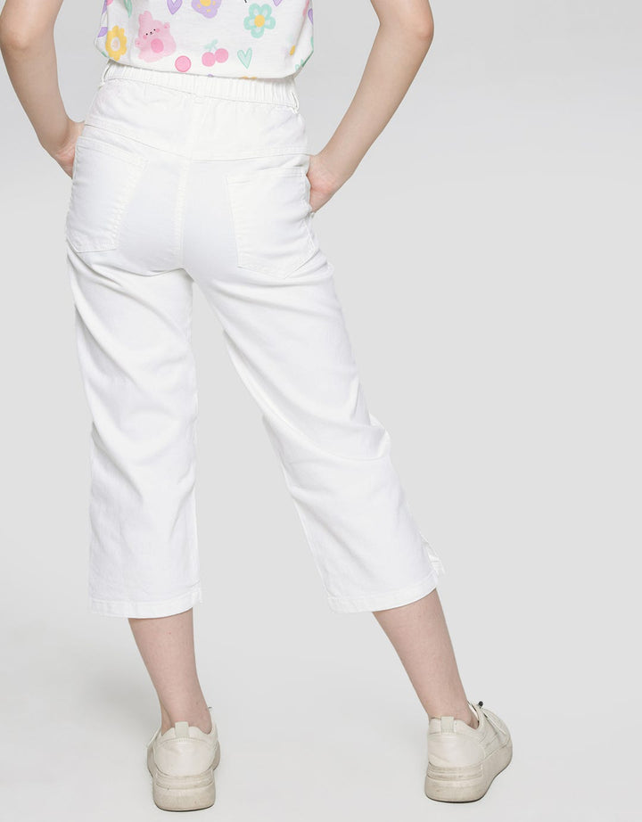 Nevada Side Button Woven Celana Anak Perempuan