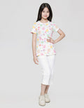 Nevada Side Button Woven Celana Anak Perempuan