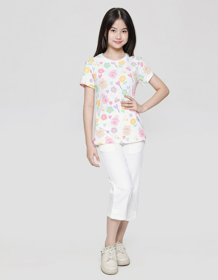 Nevada Side Button Woven Celana Anak Perempuan