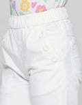 Nevada Side Button Woven Celana Anak Perempuan