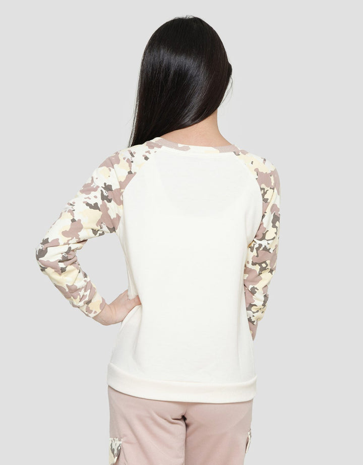 Nevada Sweater Print Smart Strong Beautiful Girls