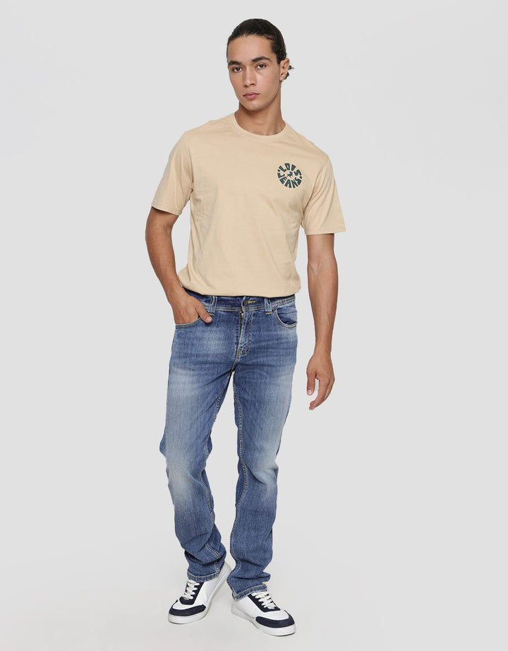 Lois Washed Accent Look Slim Fit Stretch Jeans