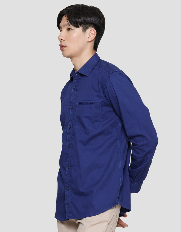 Lois Basic Plain Kemeja Formal Pria