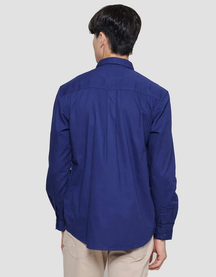 Lois Basic Plain Kemeja Formal Pria