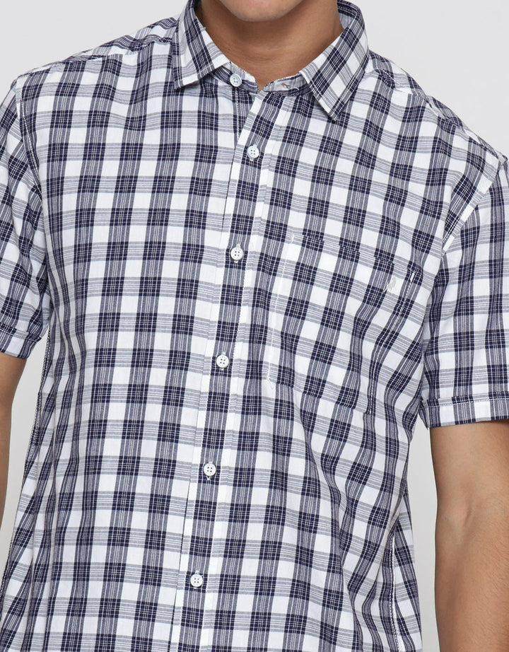 Lois Short Sleeve Shirt Print Check