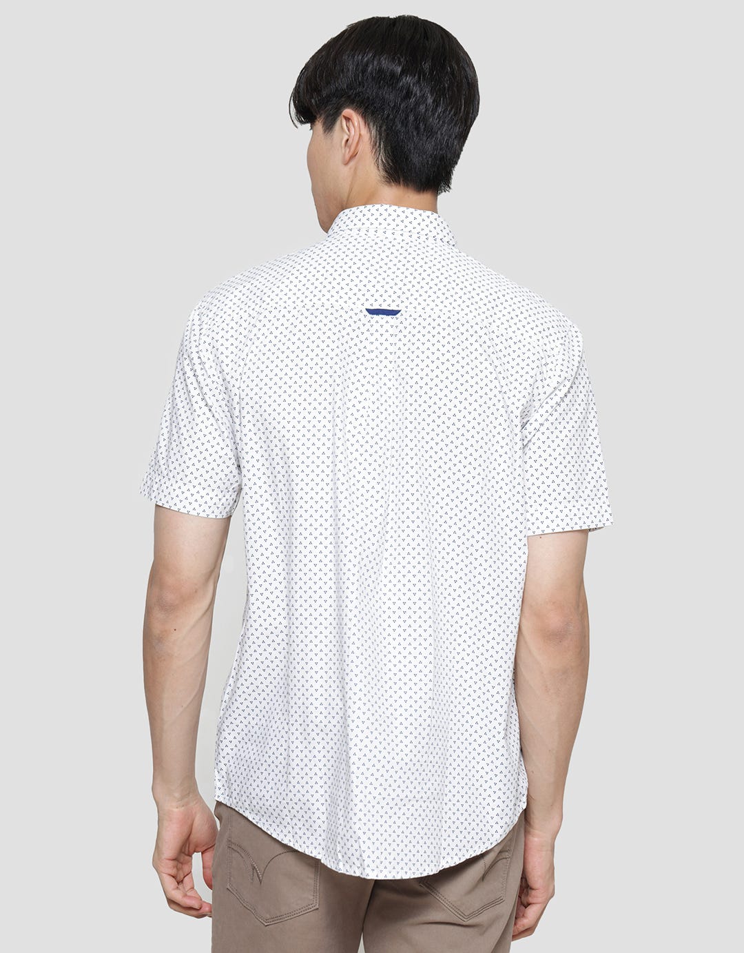 Lois Full Print Kemeja Lengan Pendek Pria