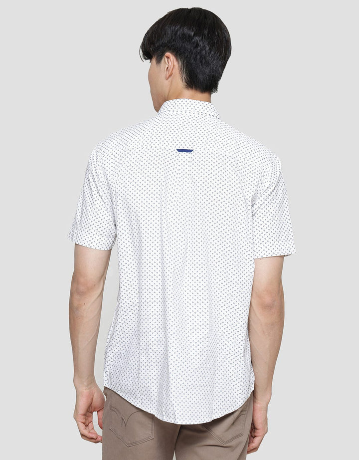 Lois Full Print Kemeja Lengan Pendek Pria