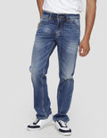 Lois Straight Fit Button Jeans