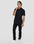 Lois Casual Plain Short Sleeve Shirt