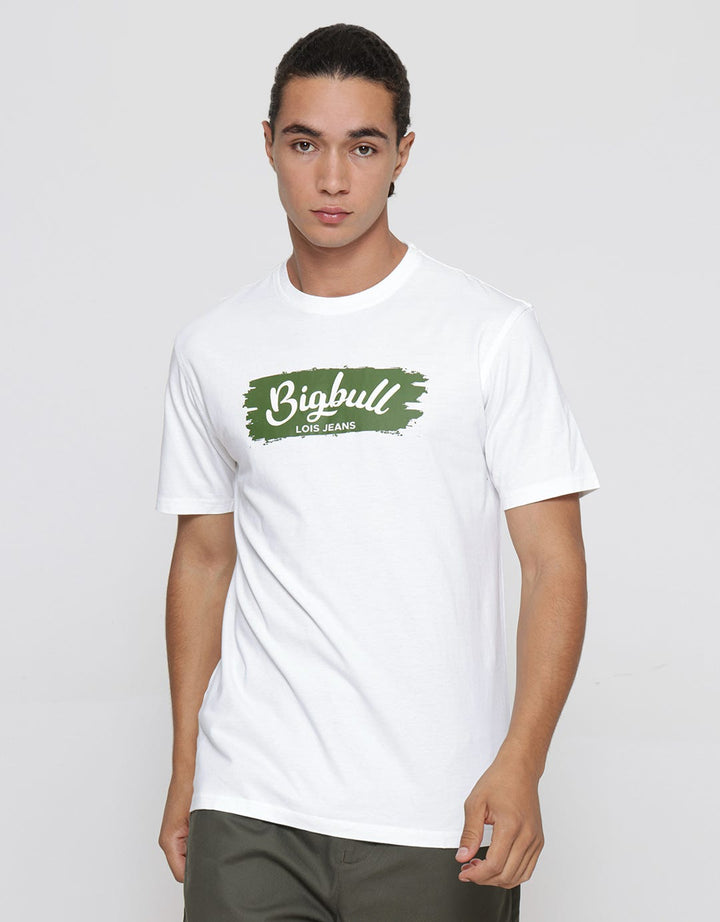 Lois Big Bull Print Word T-Shirt