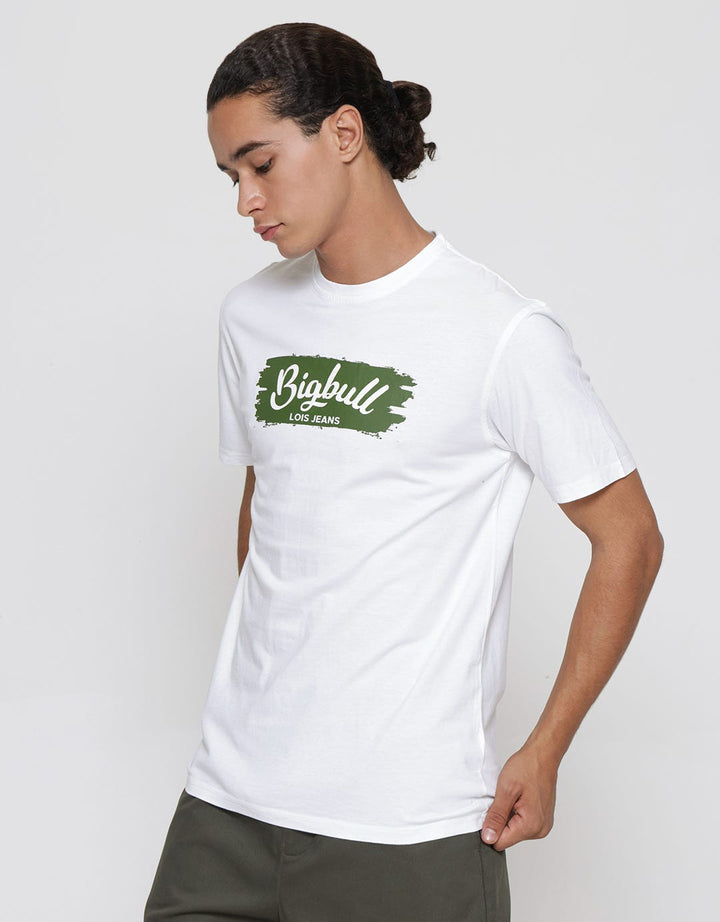Lois Big Bull Print Word T-Shirt