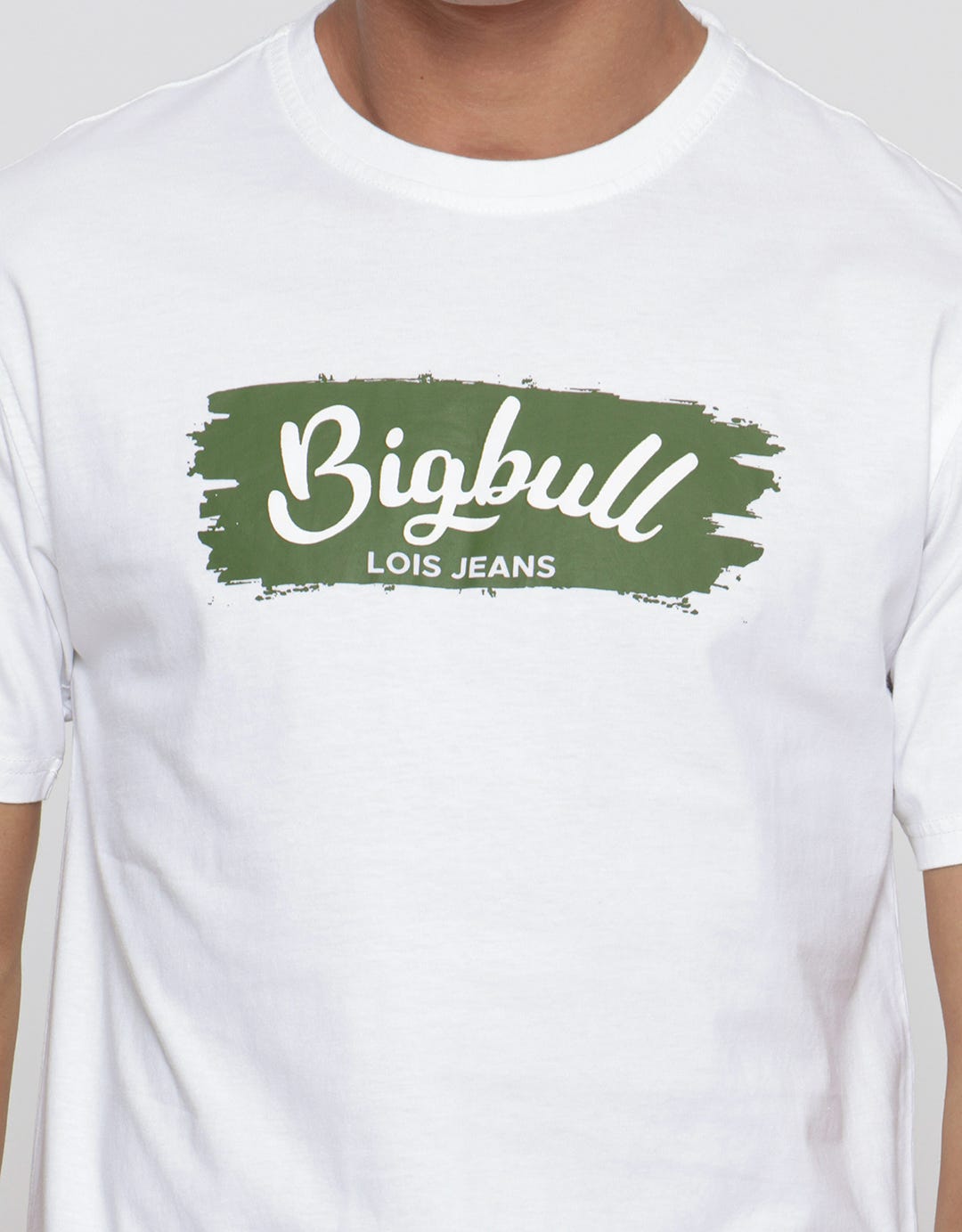 Lois Big Bull Print Word T-Shirt