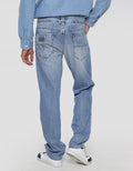 Lois Washed Accent Straight Fit Jeans