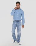 Lois Washed Accent Straight Fit Jeans