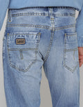 Lois Washed Accent Straight Fit Jeans