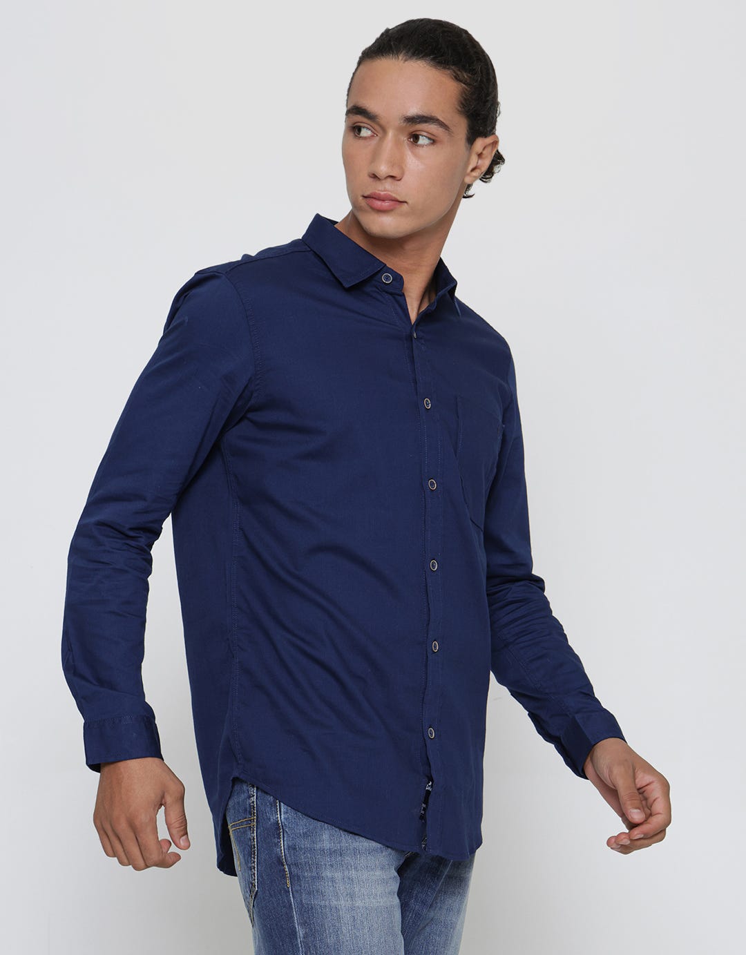 Lois Long Sleeve Shirt Plain Look