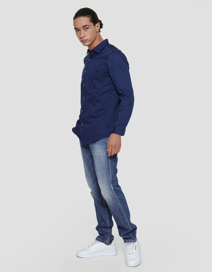Lois Long Sleeve Shirt Plain Look