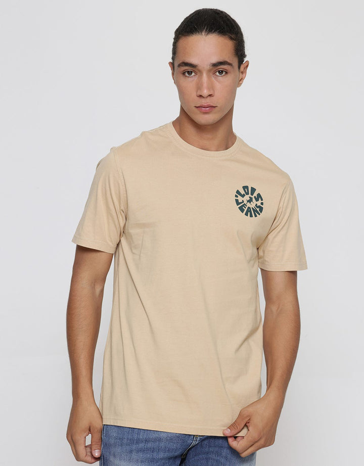 Lois Logo Backprint Men's Casual T-Shirt
