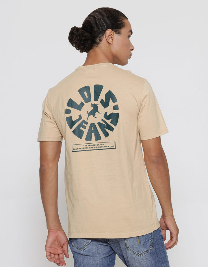 Lois Logo Backprint Men's Casual T-Shirt