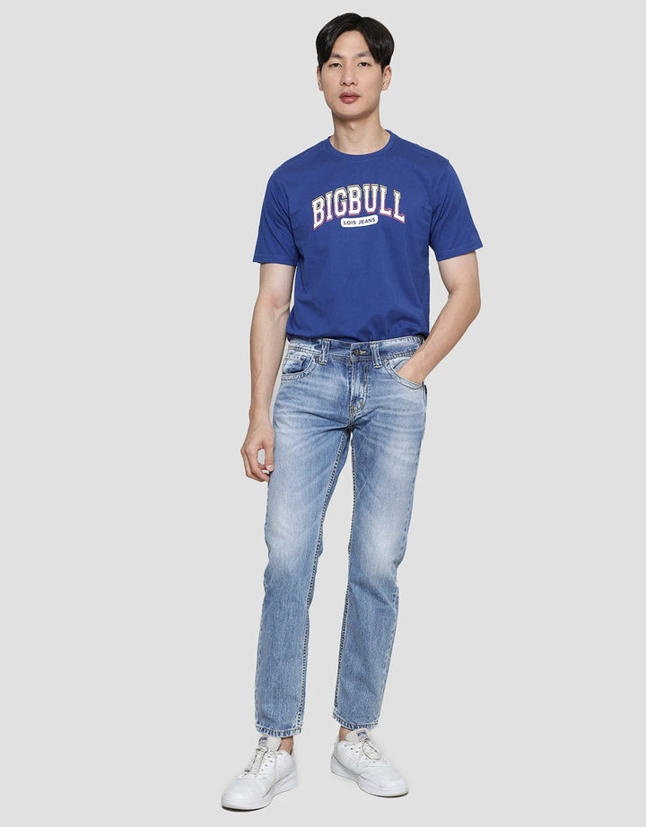 Lois Casual Washed Accent Celana Slim Fit Jeans Pria