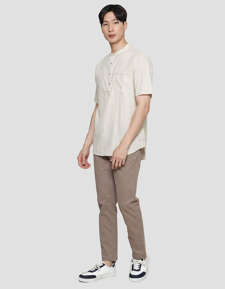 Lois Kemeja Koko Plain Pria