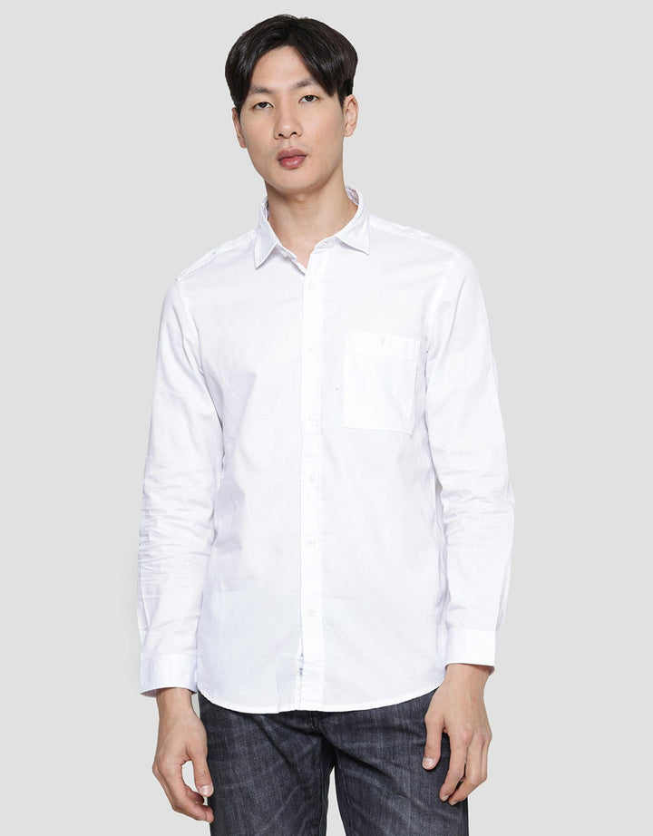 Lois Basic Plain Kemeja Formal Pria