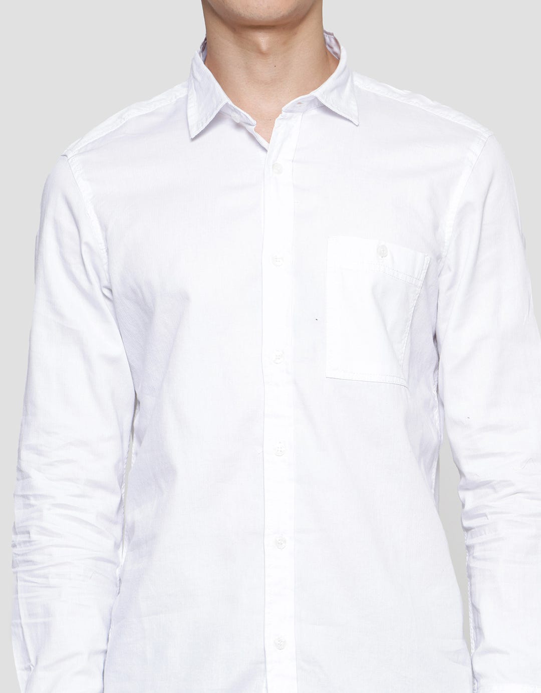 Lois Basic Plain Kemeja Formal Pria