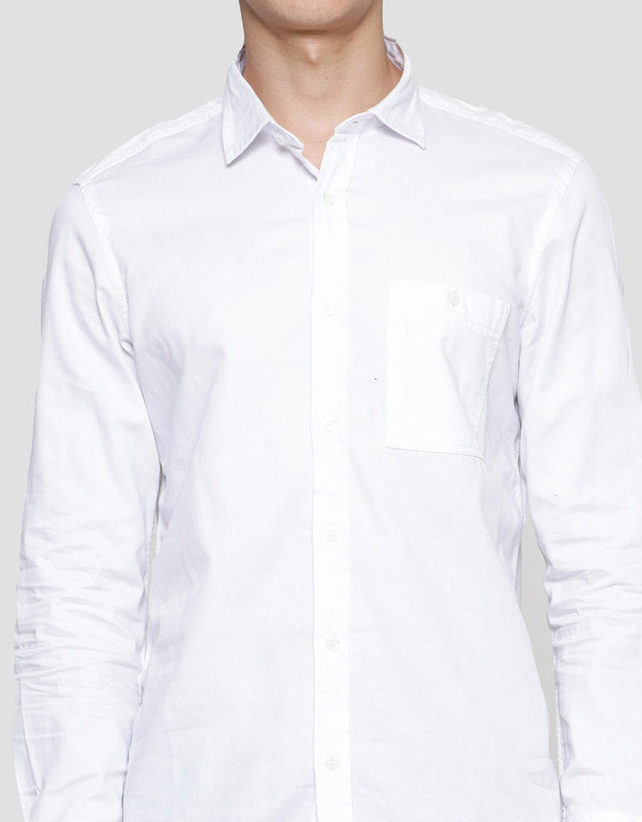 Lois Basic Plain Kemeja Formal Pria