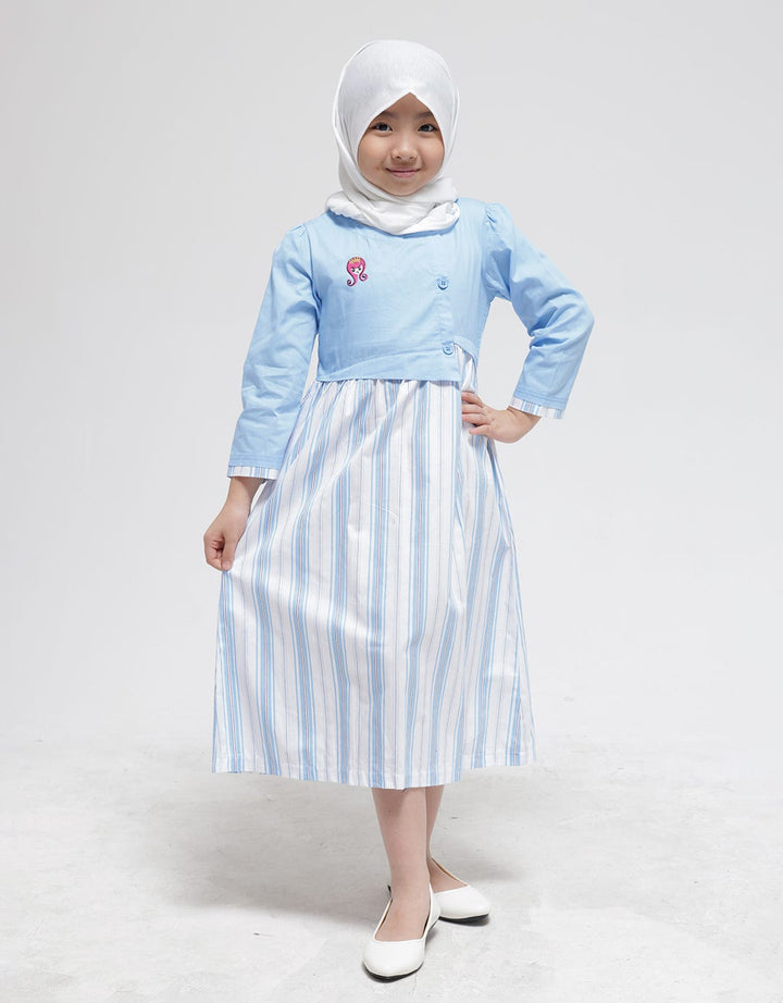 Rodeo Junior Girl Ghamis Garis Dress Anak