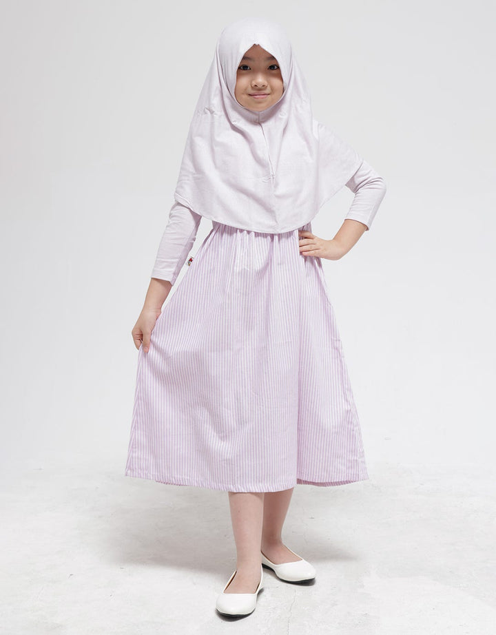 That's Donald Striped Maxi Dress for Girls