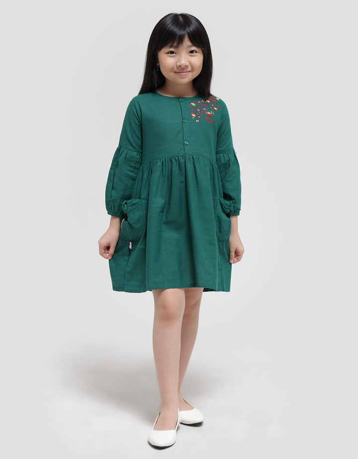Rodeo Junior Girl Lengan Panjang Dress Anak