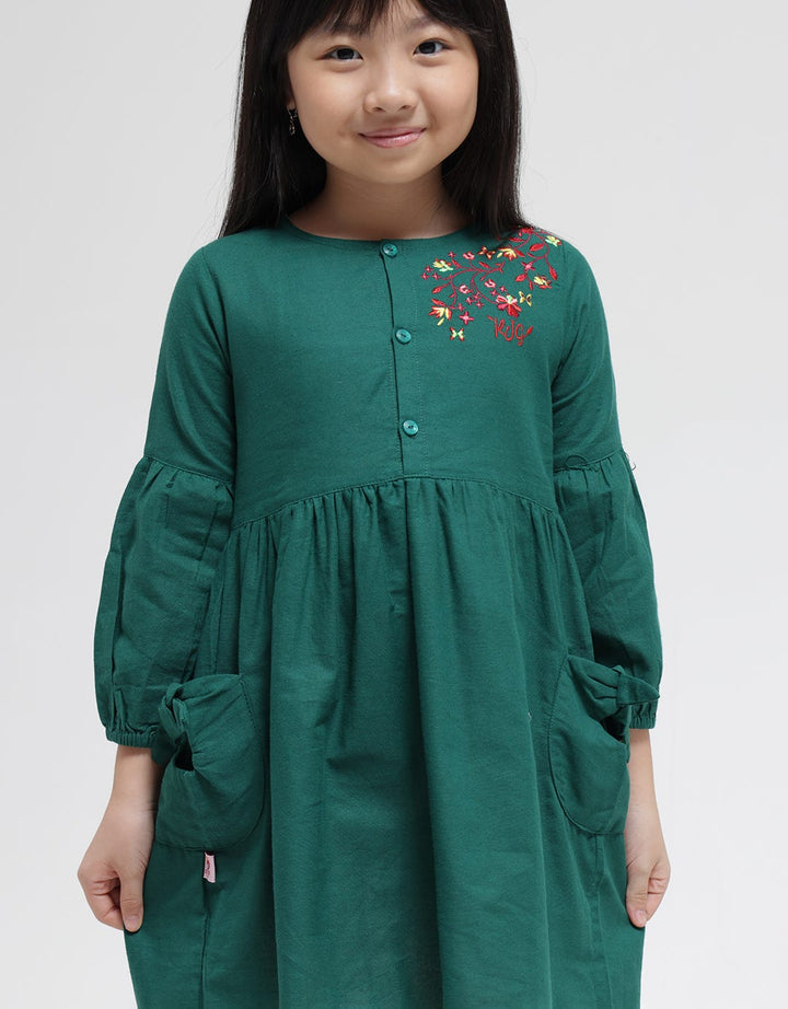 Rodeo Junior Girl Lengan Panjang Dress Anak