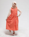 That's Donald Linen Pocket Maxi Dress Anak Perempuan