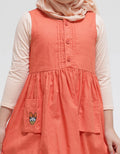 That's Donald Linen Pocket Maxi Dress Anak Perempuan