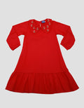 That's Donald Girls Longsleeves Dress Flower