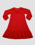 That's Donald Girls Longsleeves Dress Flower