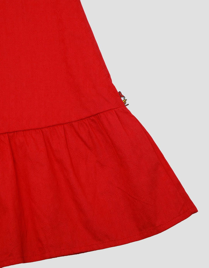 That's Donald Girls Longsleeves Dress Flower