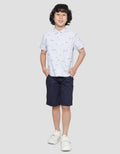 Little M Boys Short Sleeve Shirt Fullprint Car