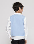 Little M Kemeja Lengan Panjang Slub Vest Anak Laki-laki